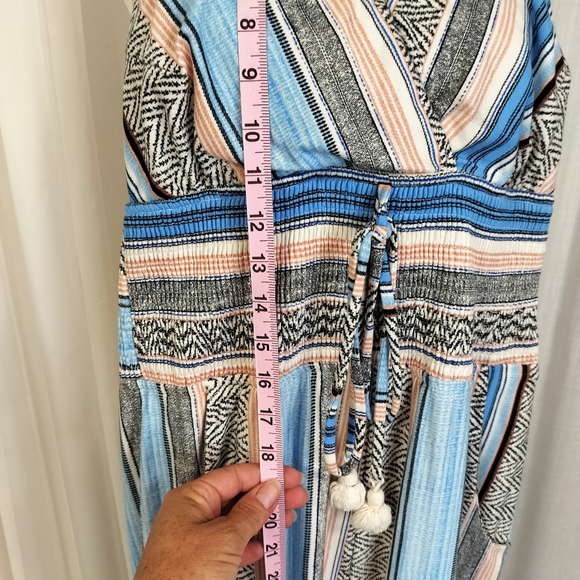 2/$30 Venus Pastel Blue & Pink Halter Jumpsuit‎ Womens Sz S Super Soft - Picture 7 of 16